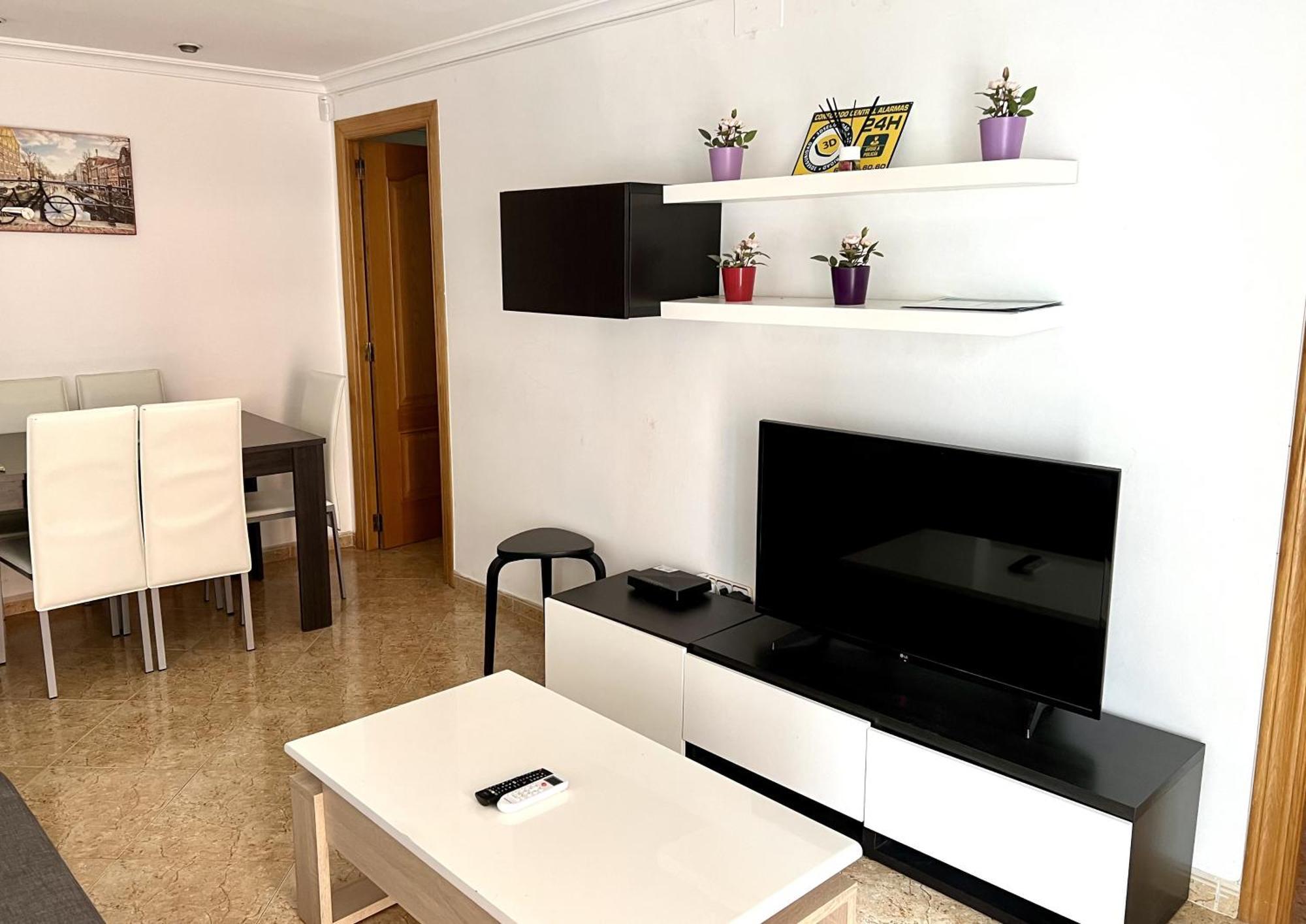 Moderno Y Acogedor Apartamento Para 6 Personas Valencia Luaran gambar