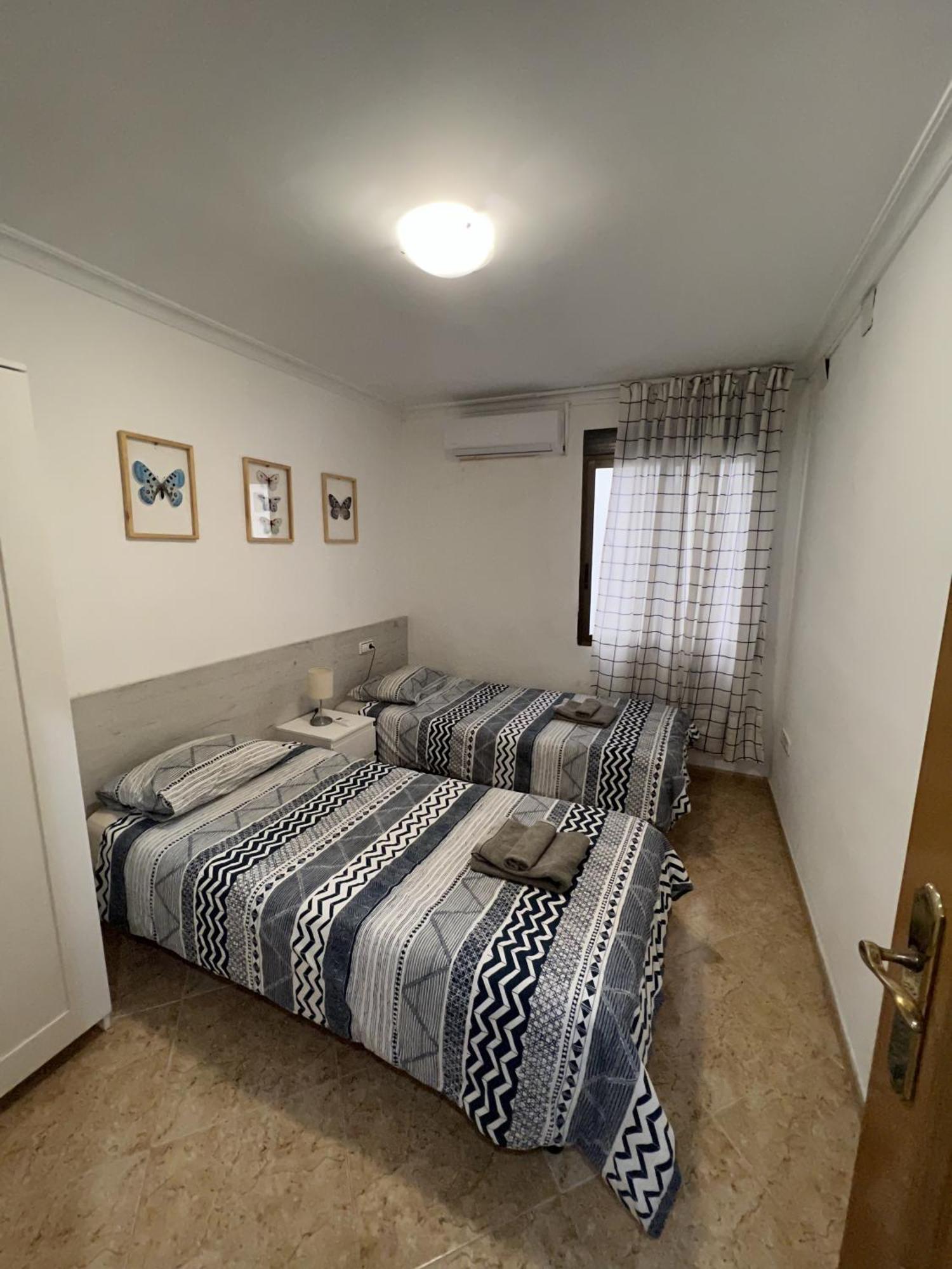 Moderno Y Acogedor Apartamento Para 6 Personas Valencia Luaran gambar