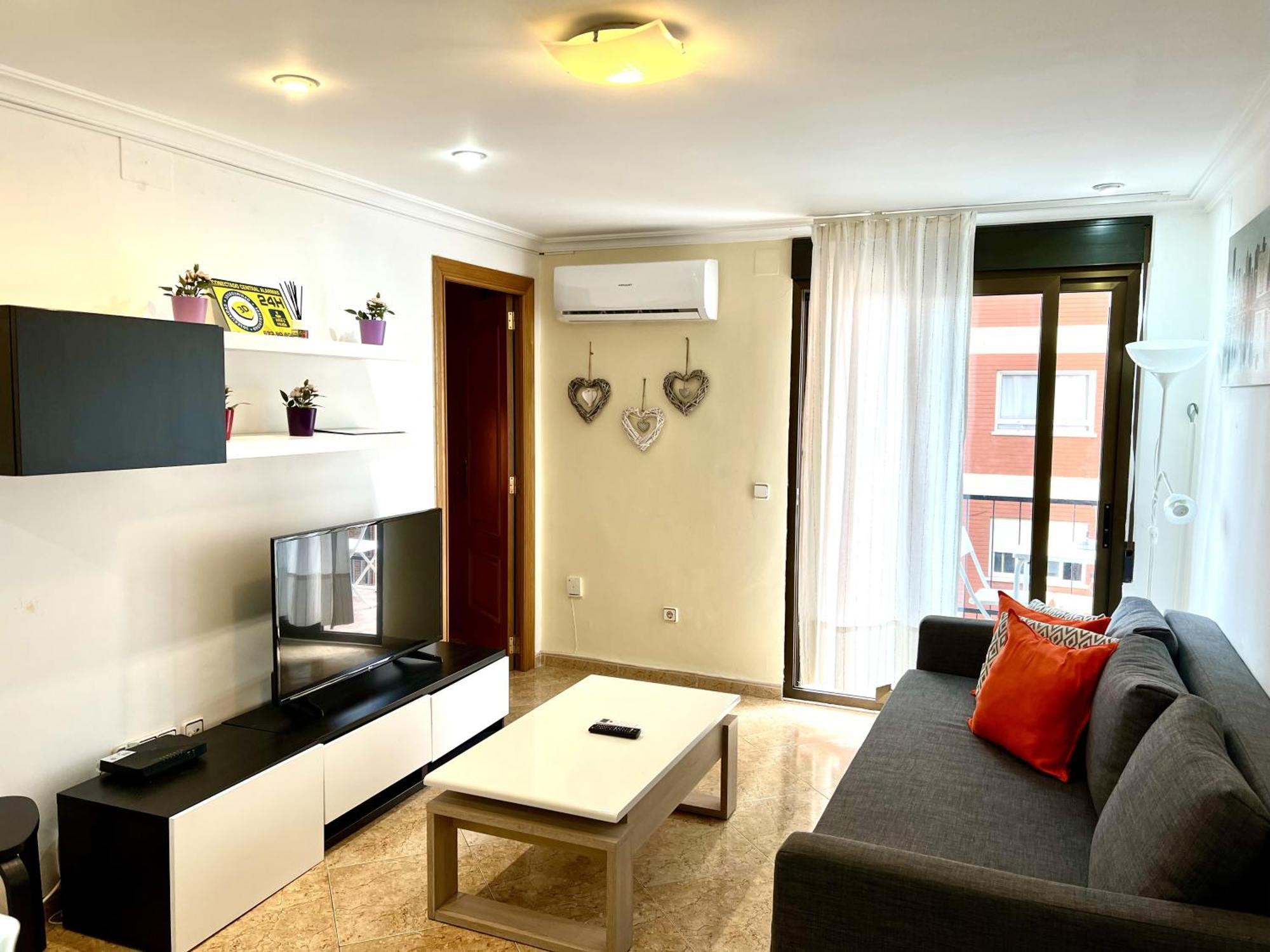 Moderno Y Acogedor Apartamento Para 6 Personas Valencia Luaran gambar